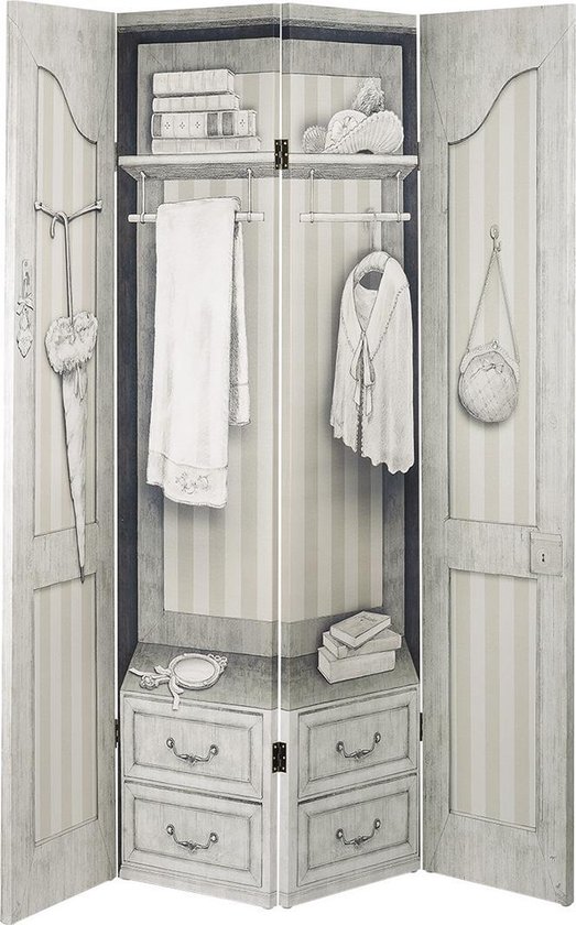 Mathilde M - Paravente - Kamerscherm - Kastgeheimen 160 x 180 cm - 4  panelen | bol