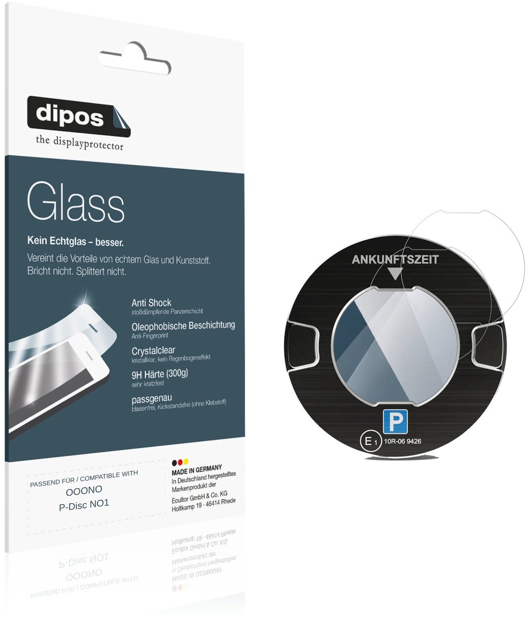 dipos – 2x Pantserfolie geschikt voor OOONO P-Disc NO1 | 9H Screenprotector