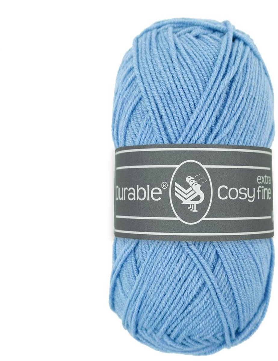 5 x Durable Cosy extra fine - katoen en acrylgaren - Ocean (295) - haakgaren/breigaren - naald 3 a 3,5mm