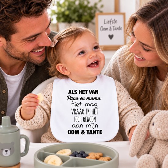 zwangerschap aankondigen Baby slabbetje cadeau tekst oom en tante zwangerschap bekendmaking aankondiging voor de liefste aanstaande geboorte gaat worden jullie worden zwangerschapsaankondiging