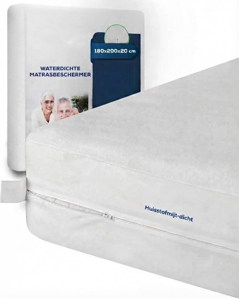 Livatto Waterdichte Matrashoes 100x200x15 cm - Anti Allergie en Mijt