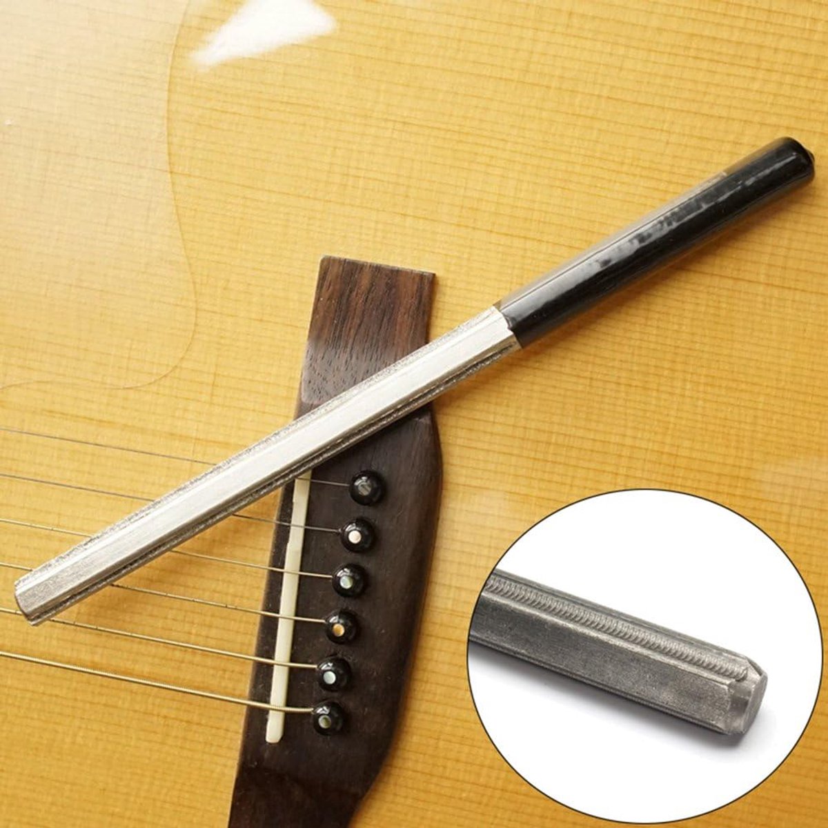Gitaar fret slijpen zeshoekige vijl - ShopVlot