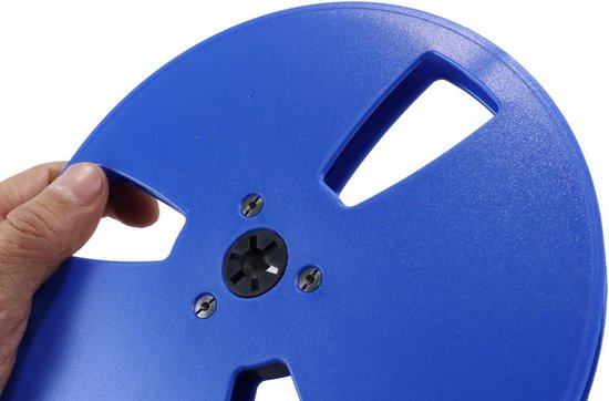 Lege 1/4 7 Inch Tape Reel van Aluminium Legering voor Open Reel Audio, Geschikt voor TEAC, ReVox en Studer, 3 Gaten (Blauw) — afbeelding 2
