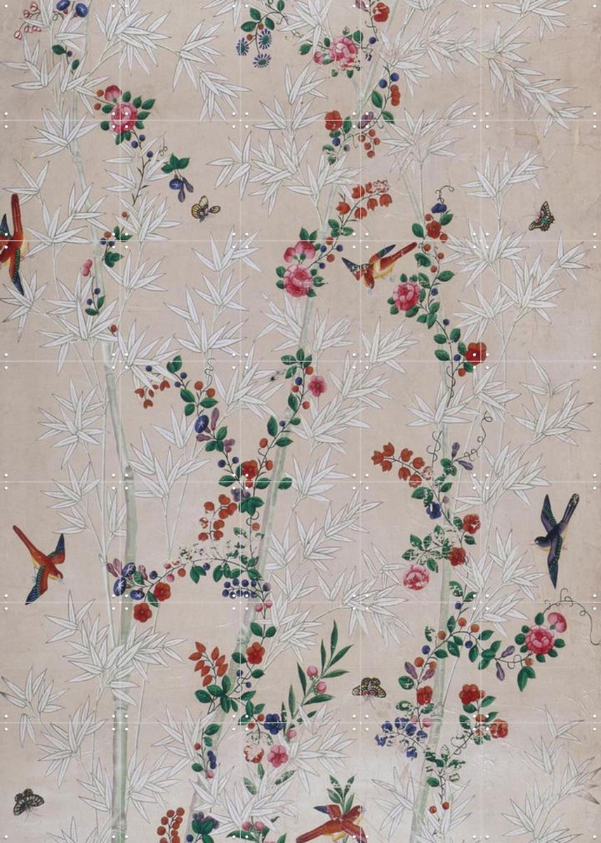 IXXI Wallpaper 18th Century, Victoria and Albert Museum - 100 x 140 cm - Gratis ophangtool - Grote wanddecoratie en posters - Klassiek, Illustraties