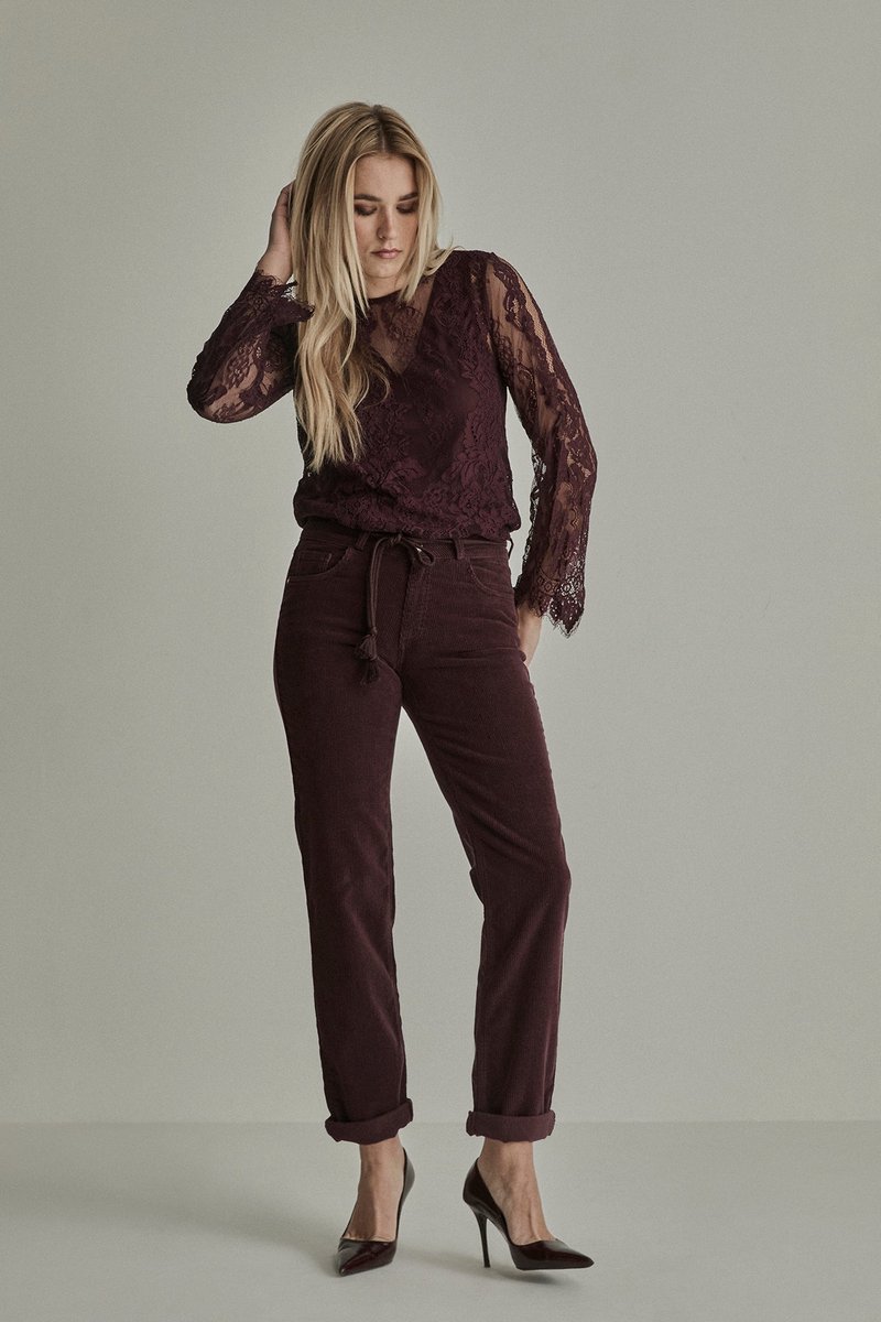 Para Mi - Broek - Bordeaux - M (38)