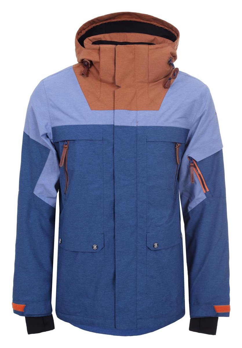 Icepeak Carver Heren Ski jas Lightgrey Blauw
