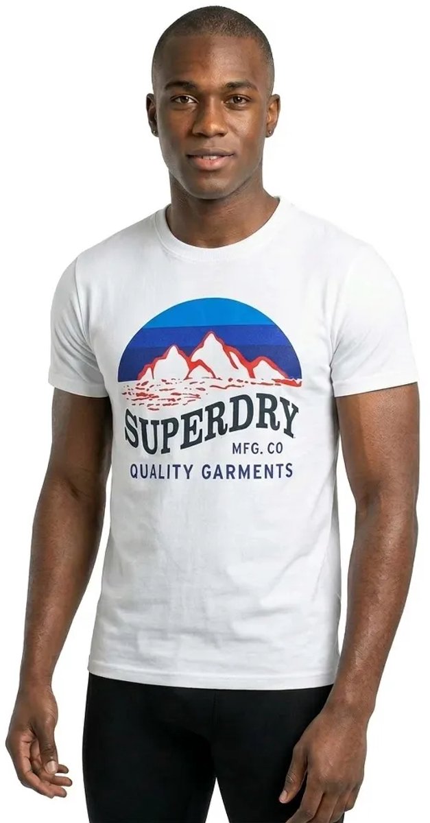Superdry Great Outdoors Relaxed T-shirt Heren T-shirts Optic