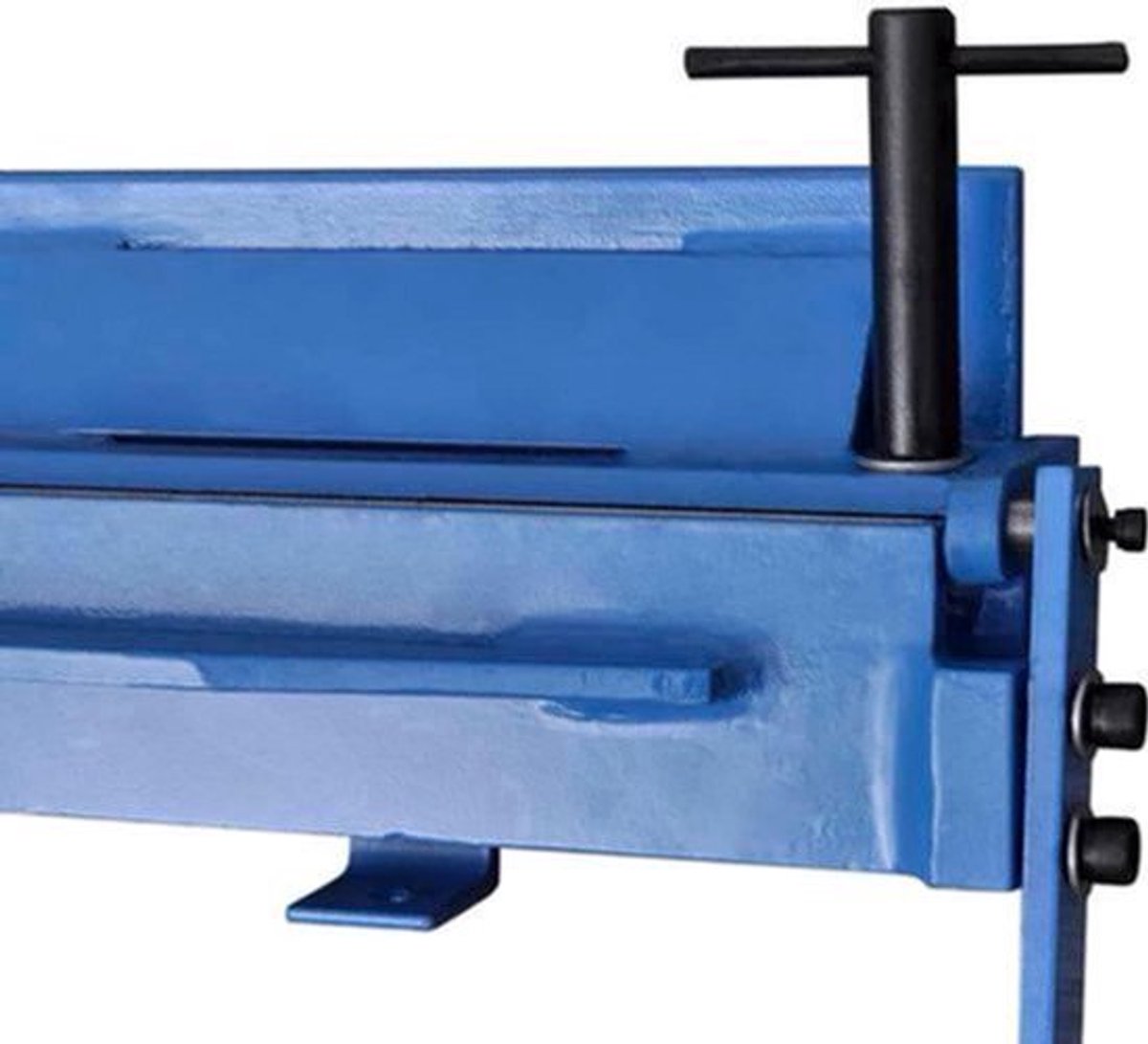 Plooimachine – Metaalvouwmachine – Vouwmachine – Kantbank – Vouwpers – 930 mm Werkbreedte – Gietijzeren Frame – Poedercoating Tegen Roest