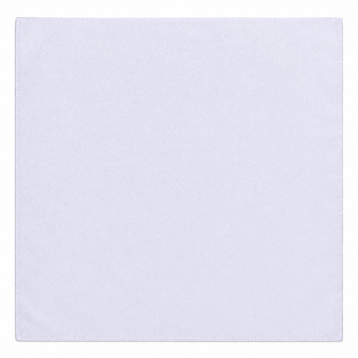 Haarsoires Bandana Zakdoek 55x55cm – Effen – Wit - Multifunctioneel Accessoire voor Haar, Festivals en Mode - One Size & Unisex