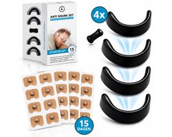 Twenty4seven® Anti Snurk Neusspreider Magnetisch - 15 Paar - Magnetische Neusclips - Snurkbeugel & Neuspleisters - Neusstrips tegen Snurken