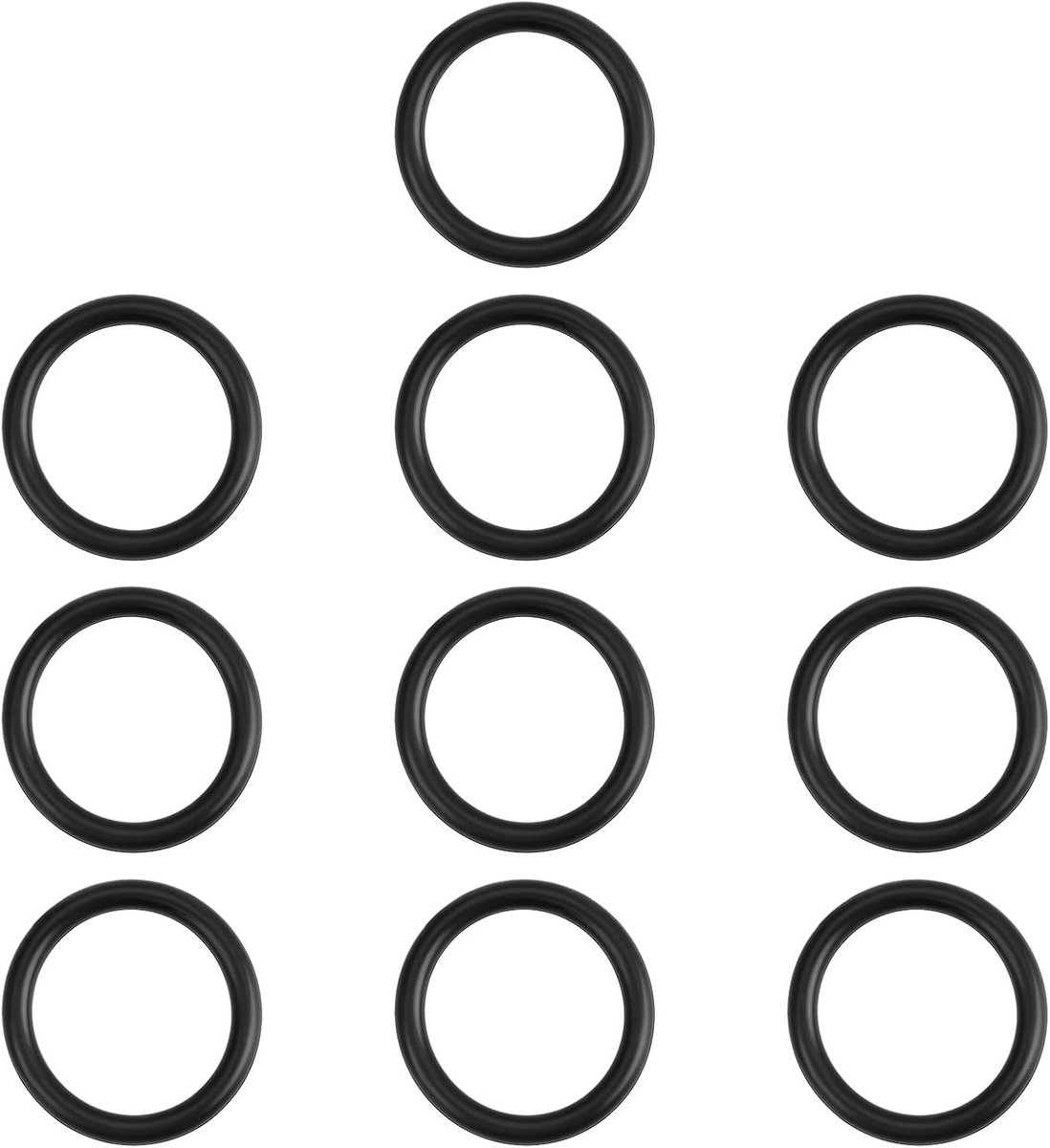 10 Stuks Olie Afvoer Plug O-Ring 21x2.4mm voor Motoren en Tuinmachines, Geschikt voor Diverse Modellen