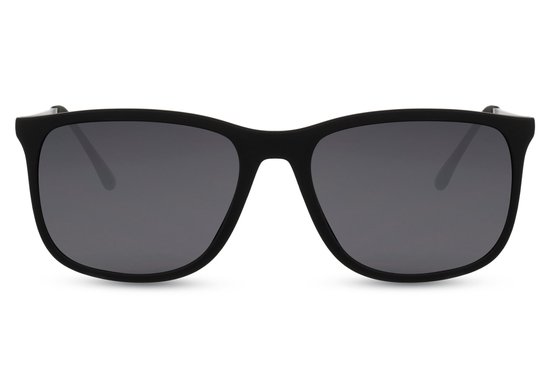 Heren zonnebril UV400 - Zwart mat montuur - Zwarte polycarbonaat glazen - NDL2771 — afbeelding 2