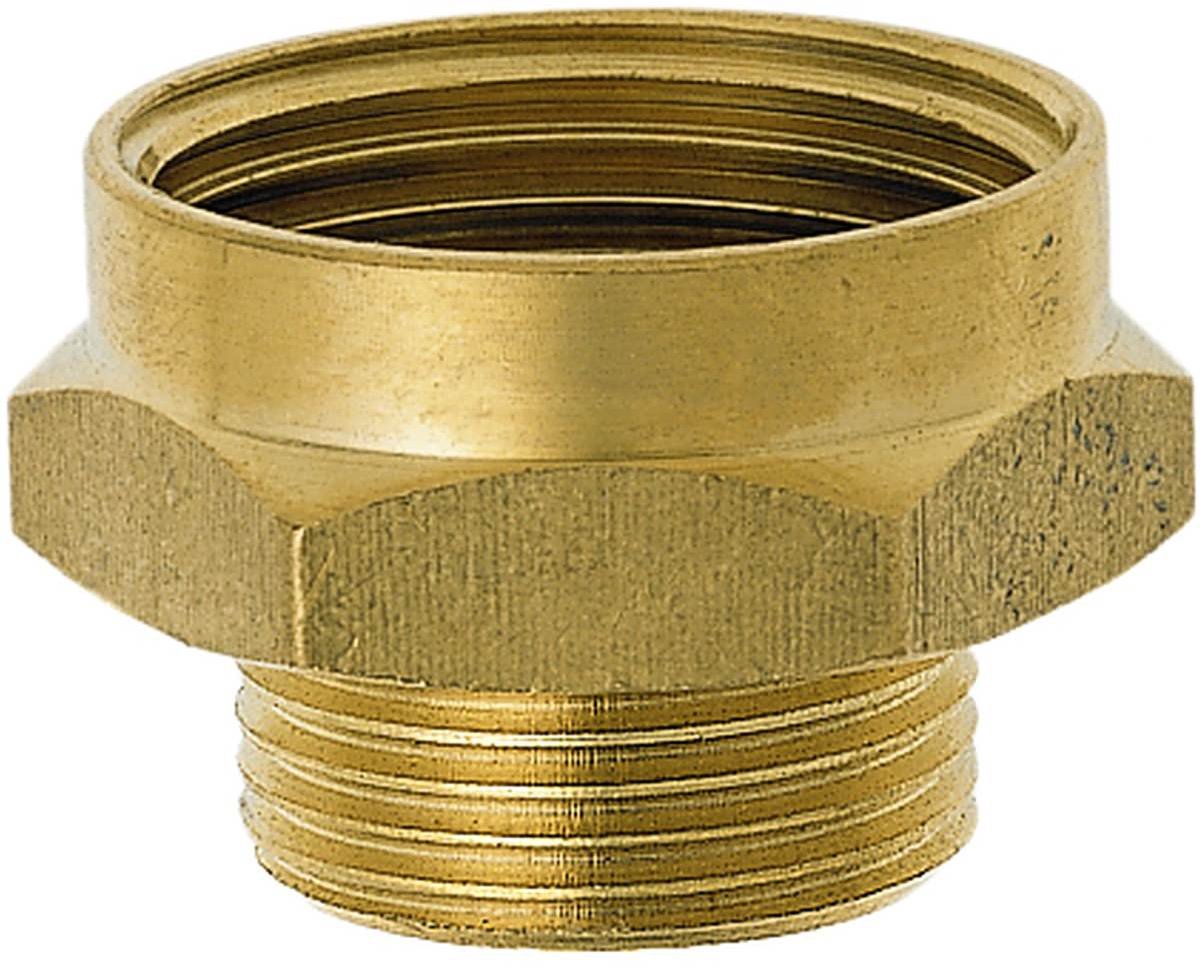 GEKA schroefnippel 1/2 inch binnen- en 3/4 inch buitendraad