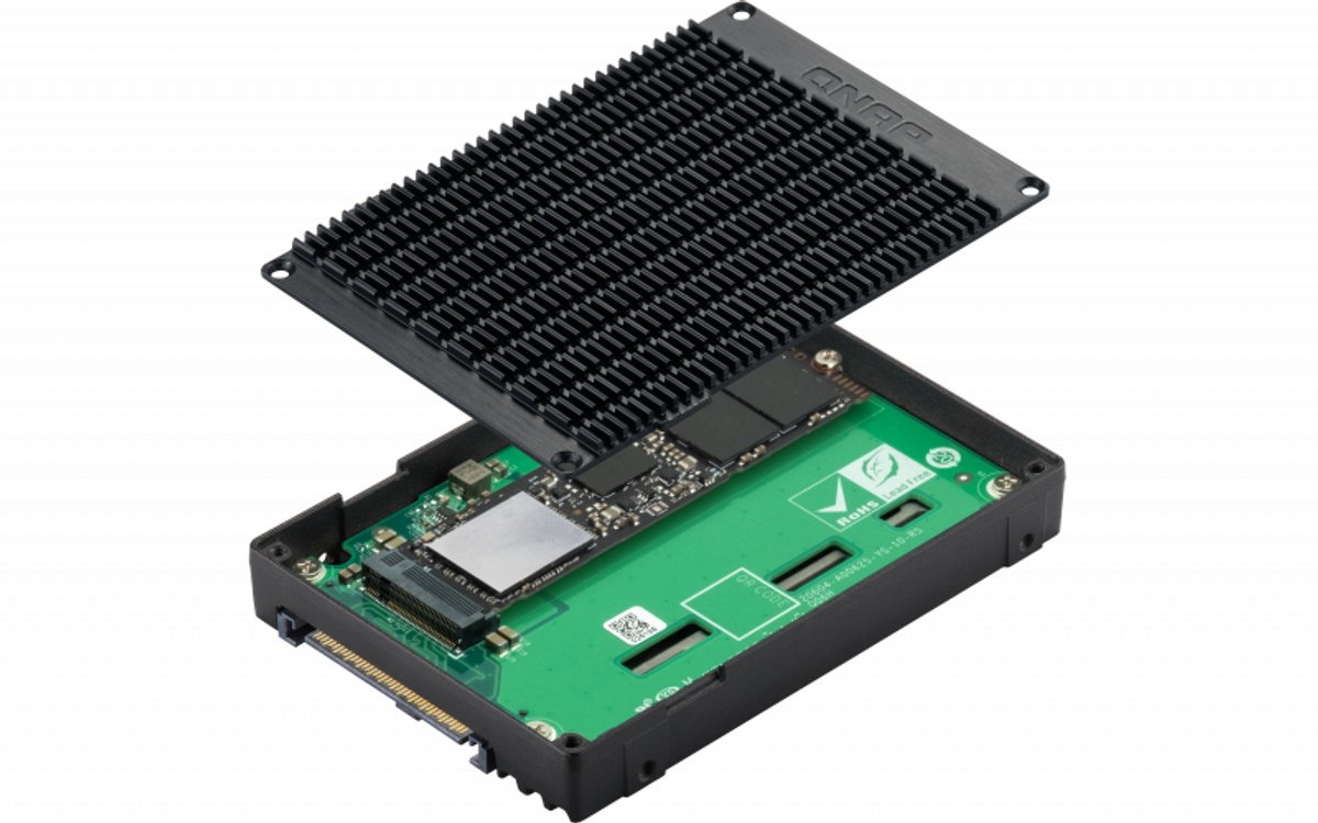 QNAP QDA-UMP4 behuizing voor opslagstations SDD-behuizing Zwart 2.5'