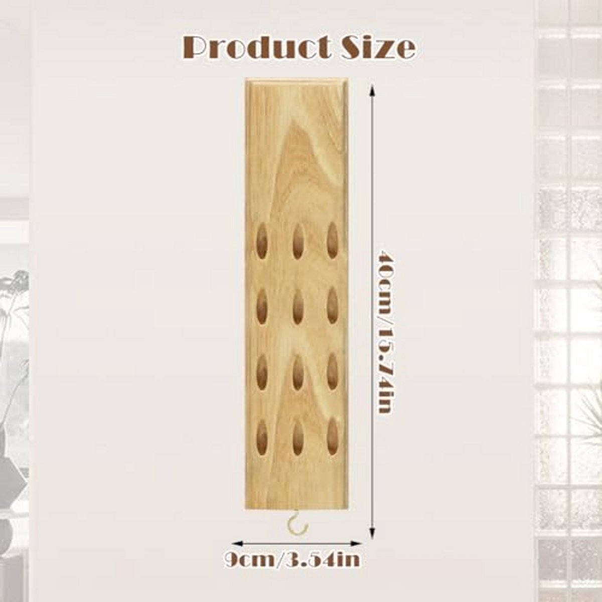 Houten Vuilniszakhouder en Afvalzakdispenser, Keuken Organizer voor Zakken, Ruimtebesparende Houder met Wandmontage