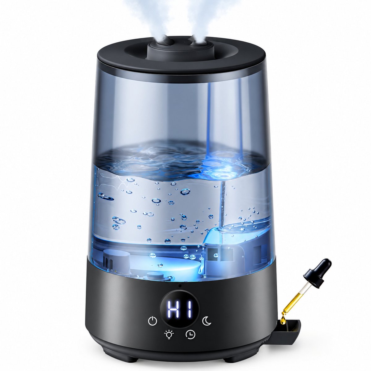 Luchtbevochtiger – 3,6L Waterreservoir – Fluisterstil 16 dB – Aromafunctie – Tot 34 Uur Gebruik