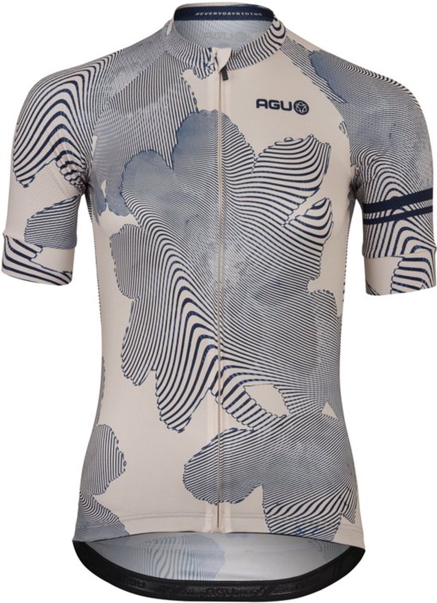 Striped Flower Fietsshirt Essential Dames