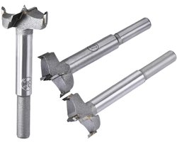 Forstner Houtboor Set 26mm 27mm 28mm - Carbide Staal, Ronde Schacht, Ideaal voor Houtbewerking en Scharnieren
