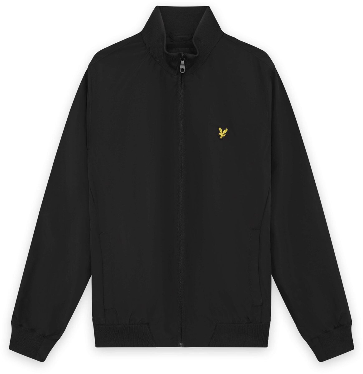 Lyle & Scott Funnel neck shell jacket - jet black