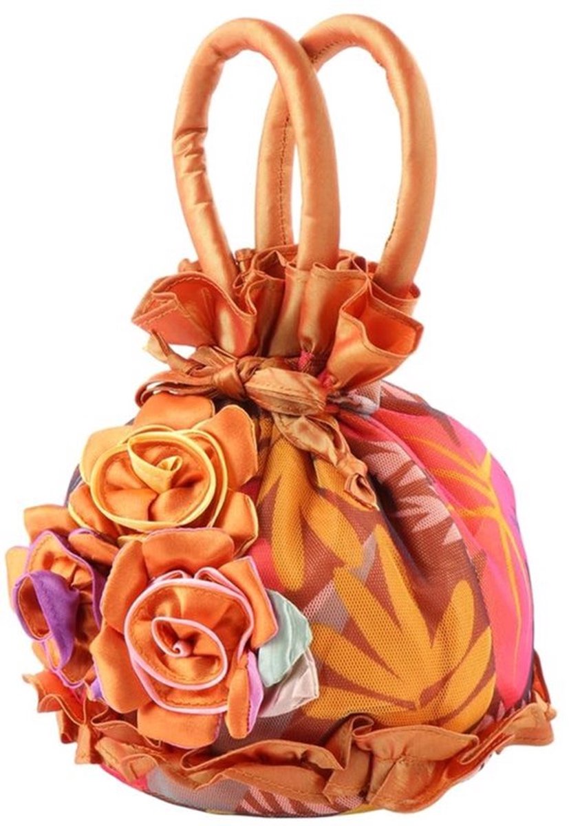 Allecto - Bloem Tote Bag - Elegante Handtas - voor Avondgebruik