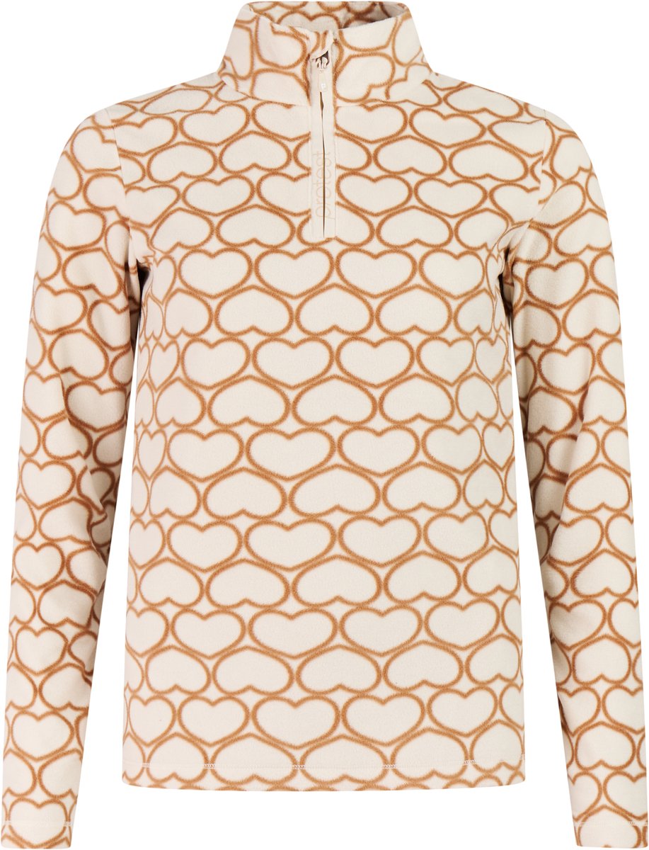 Protest PRTRefuzzy Skipully Dames Fleece 1/4 rits Kitoffwhite