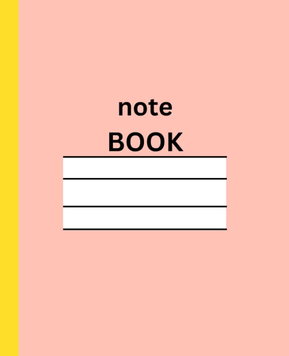 NOTE BOOK: STRONG AND DURABLE NOTE BOOK FOR WRITING PAGES 110, 7.5 X 9.25" - ShopVlot