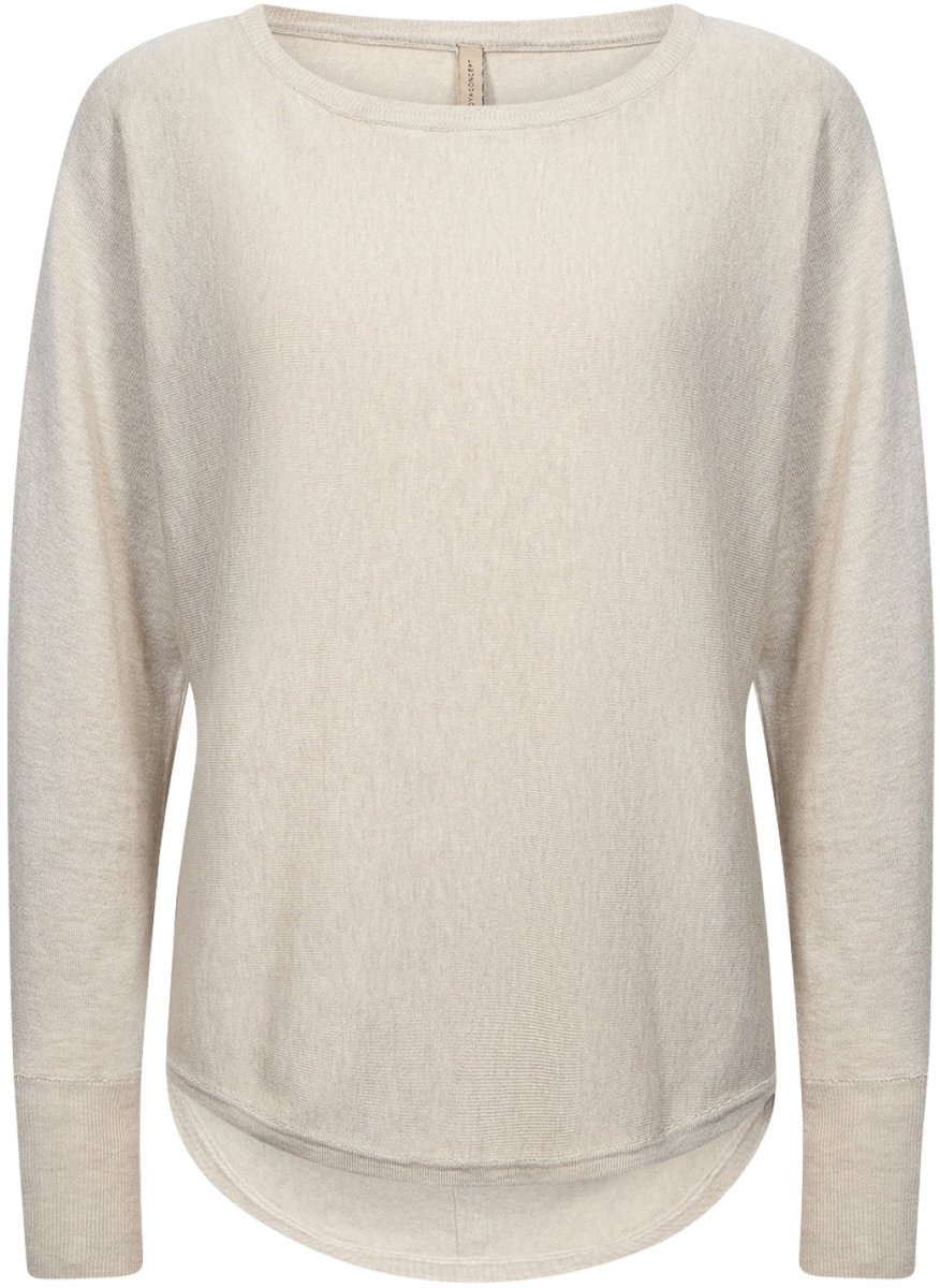 Soyaconcept trui beige met vleermuismouwen en knopen op de rug voor dames - XXL (44)