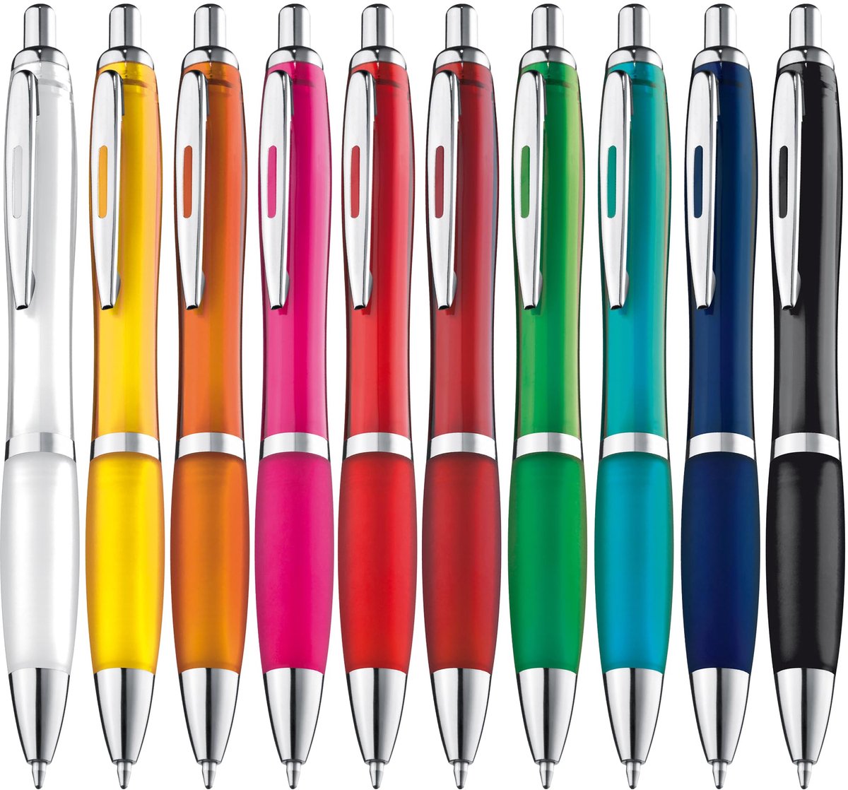 ZENSCRIBE® Ergonomische balpenset, 10 stuks, premium hoogwaardig, antislip balpen voor eenvoudig en zacht schrijven - ShopVlot