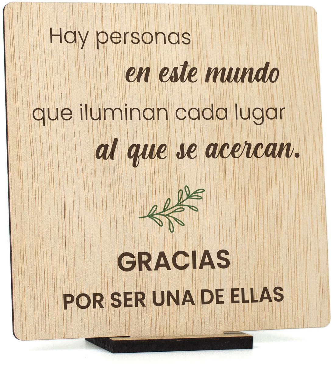 CONTRAXT Gifts to thank special people.Original gifts thank you card in wood birthday friend friend husband wife thank - ShopVlot