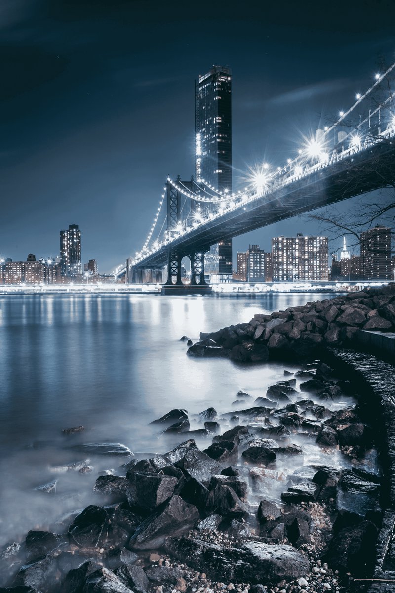 Brooklyn Bridge Poster - New York - Stad - posters - formaat 30x40cm - Wanddecoratie - XS1982MT