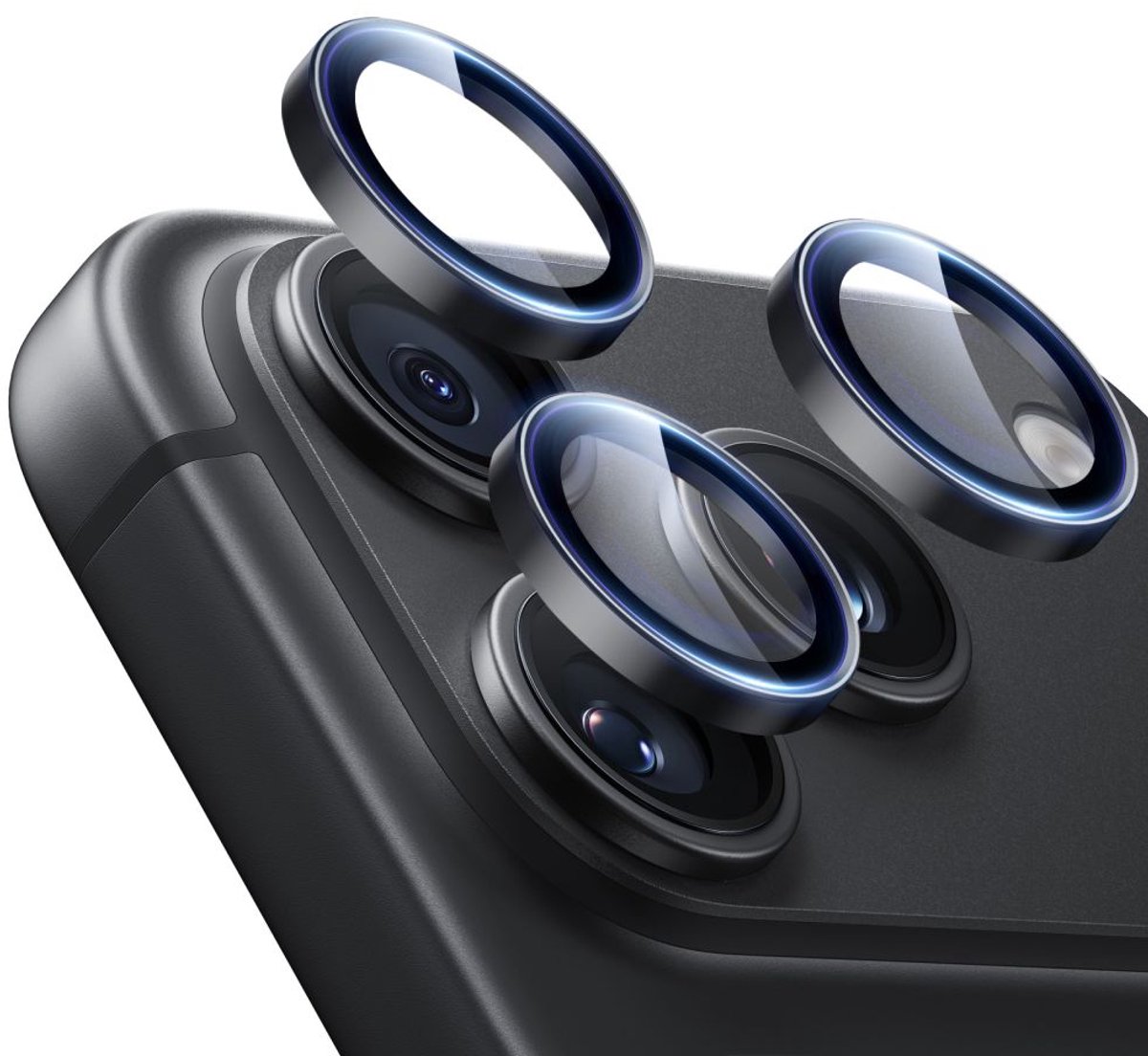 ESR cameraprotector - Geschikt voor iPhone 18 Pro/18 Pro Max - Zwart