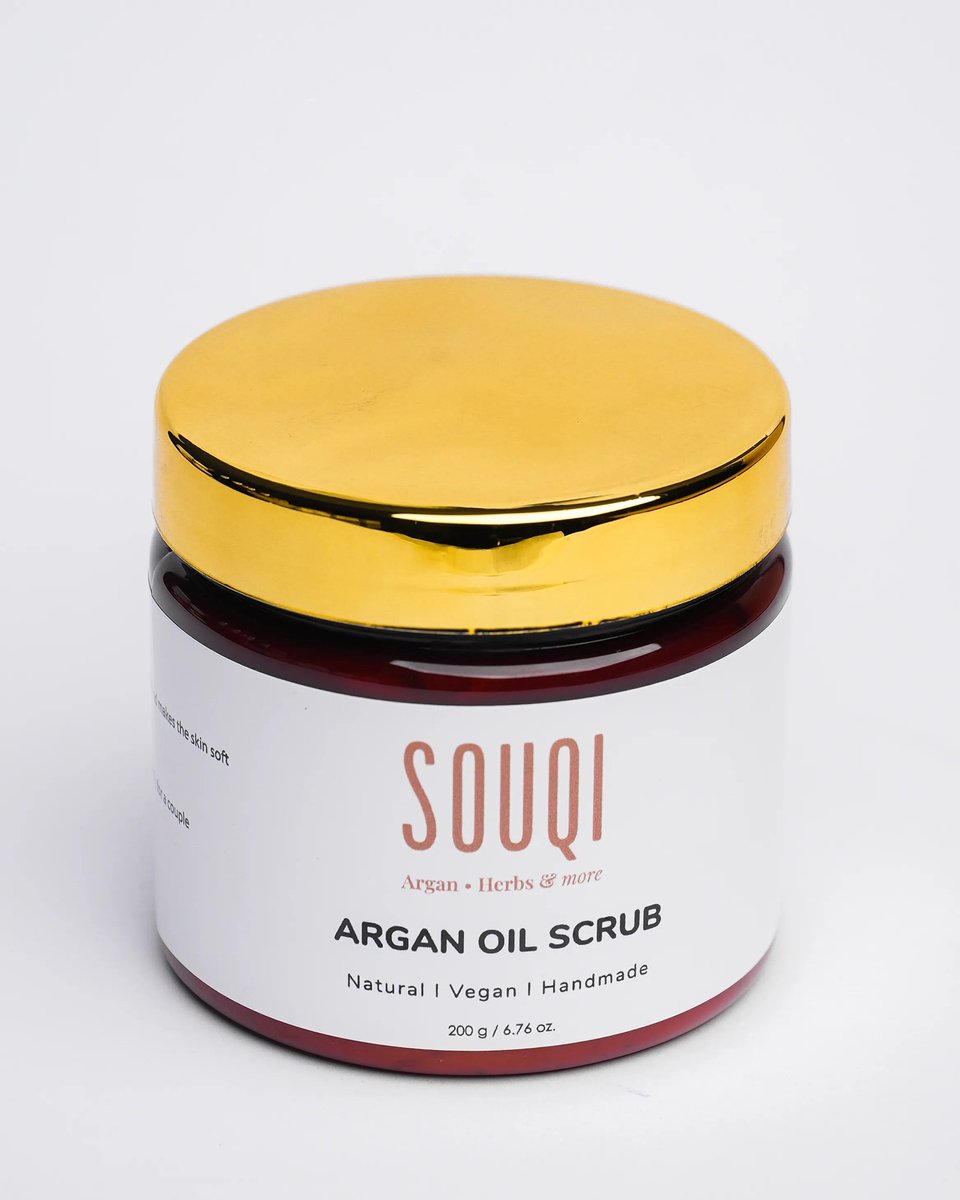 Souqi Argan Face & Body Scrub 200ml - Gezichts- en Lichaamsscrub