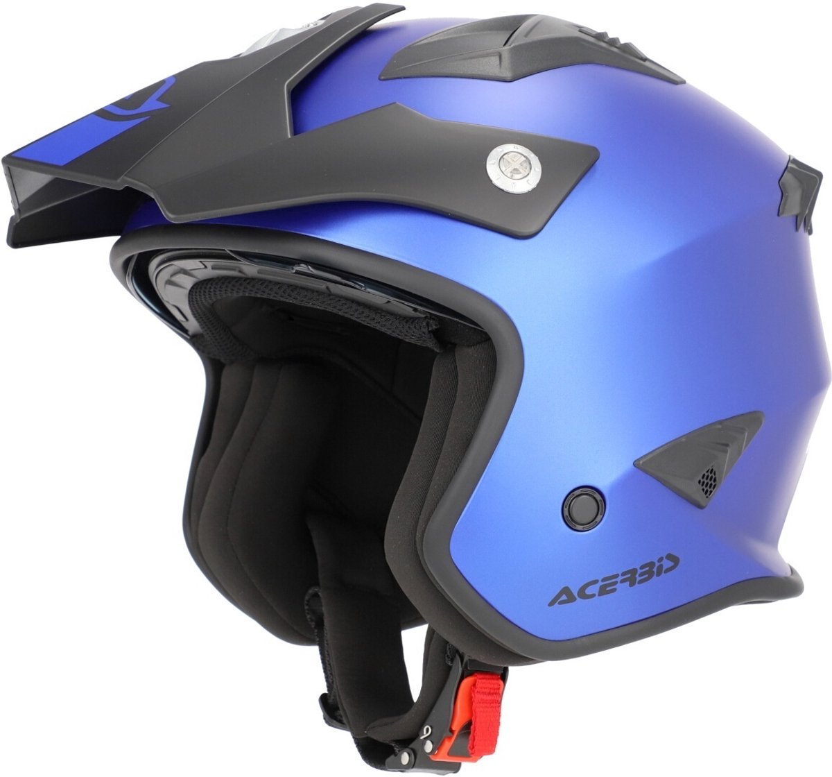 Acerbis Aria Metallic Mat Blauw Jethelm - Helm