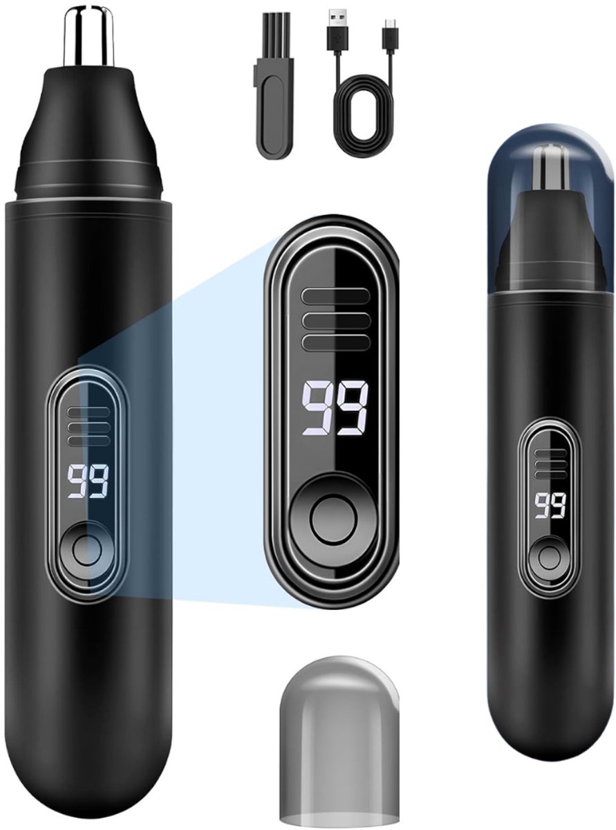 DYVNS® Neustrimmer Mannen - Neushaartrimmer Oplaadbaar - Wenkbrauw Trimmer - Oortrimmer