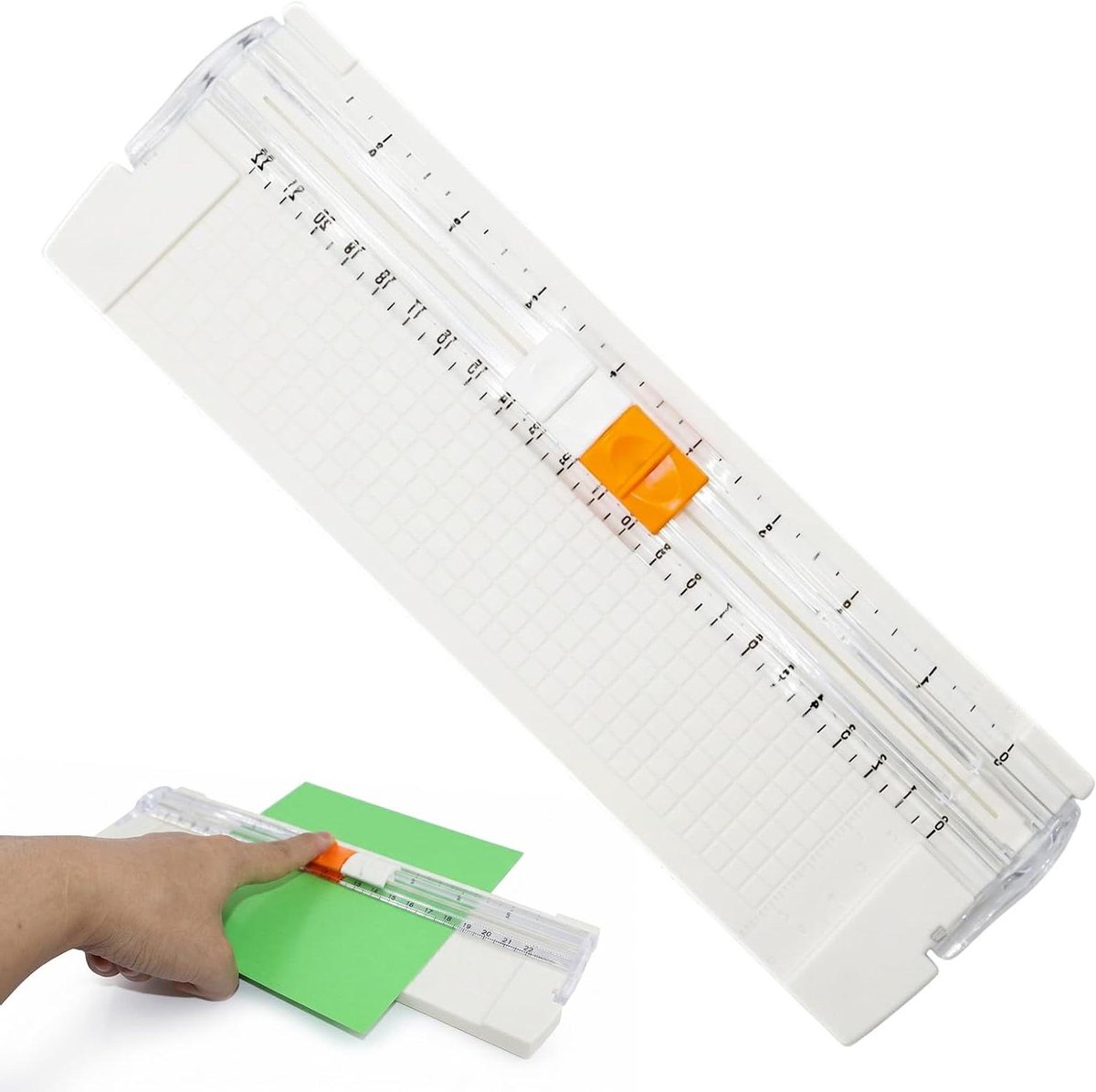Papiersnijder A5 - Papier Snijmachine - Kaarten Maken - Precisie Snijlijnen - 31 x 11 cm - Zwart