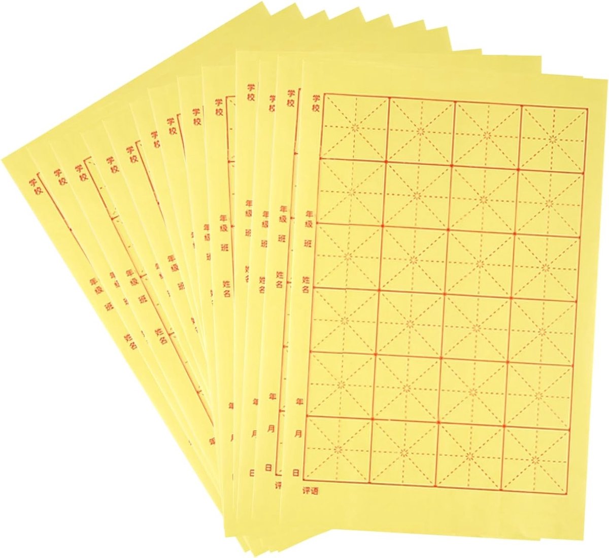 120 Vellen Chinese Kalligrafie Papier - Maobian Xuan Papier voor Inkt Schrijven, Rijstpapier en Sumi Papier voor Kalligrafie Oefening