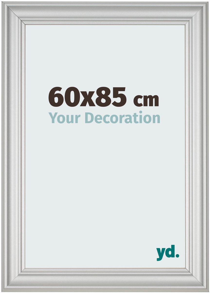 yd. Your Decoration - Fotolijst 60x85 cm - MDF - Zilver Mat - Lazio