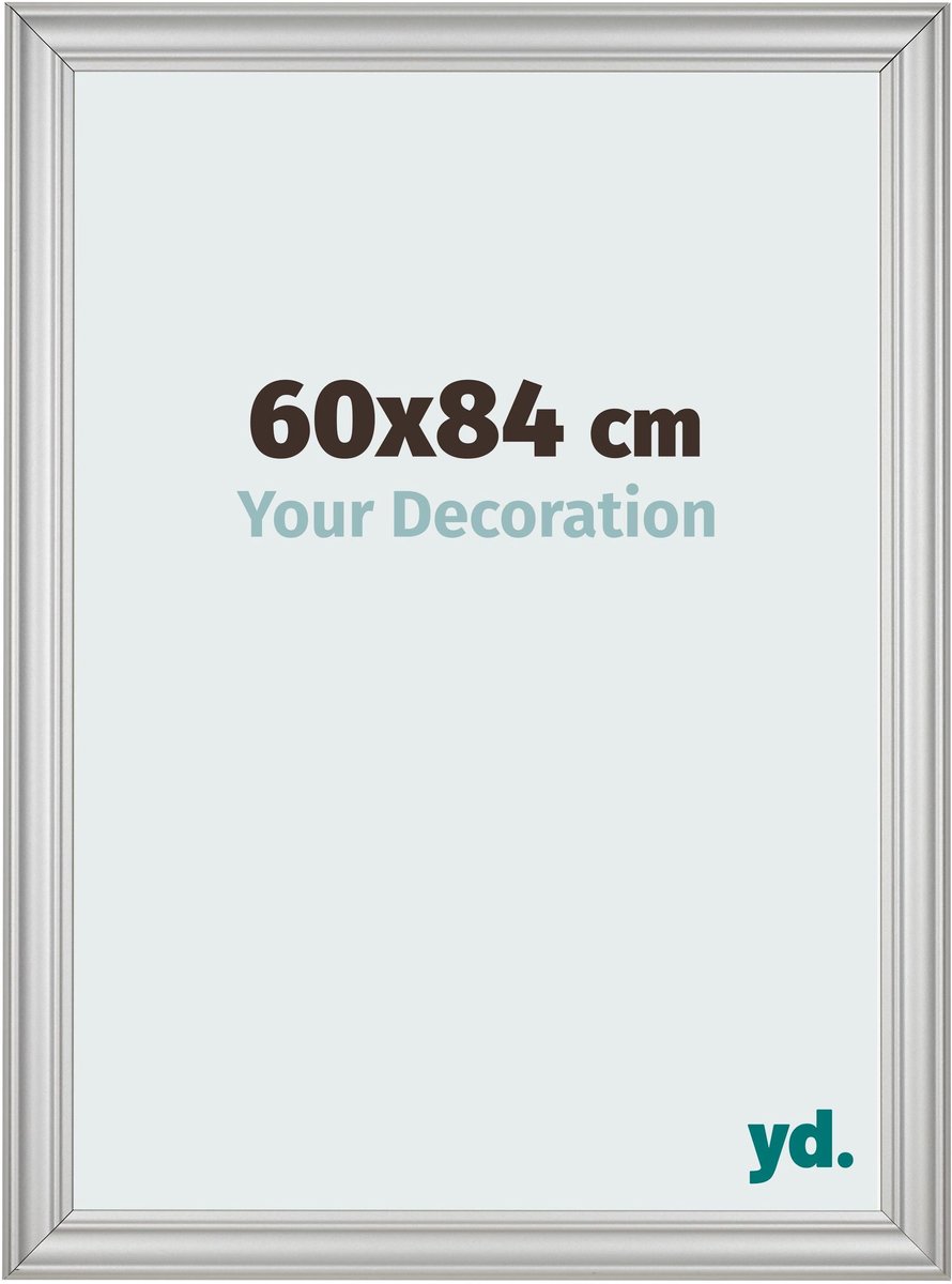 yd. Your Decoration - Fotolijst 60x84 cm - MDF - Zilver Mat - Lazio
