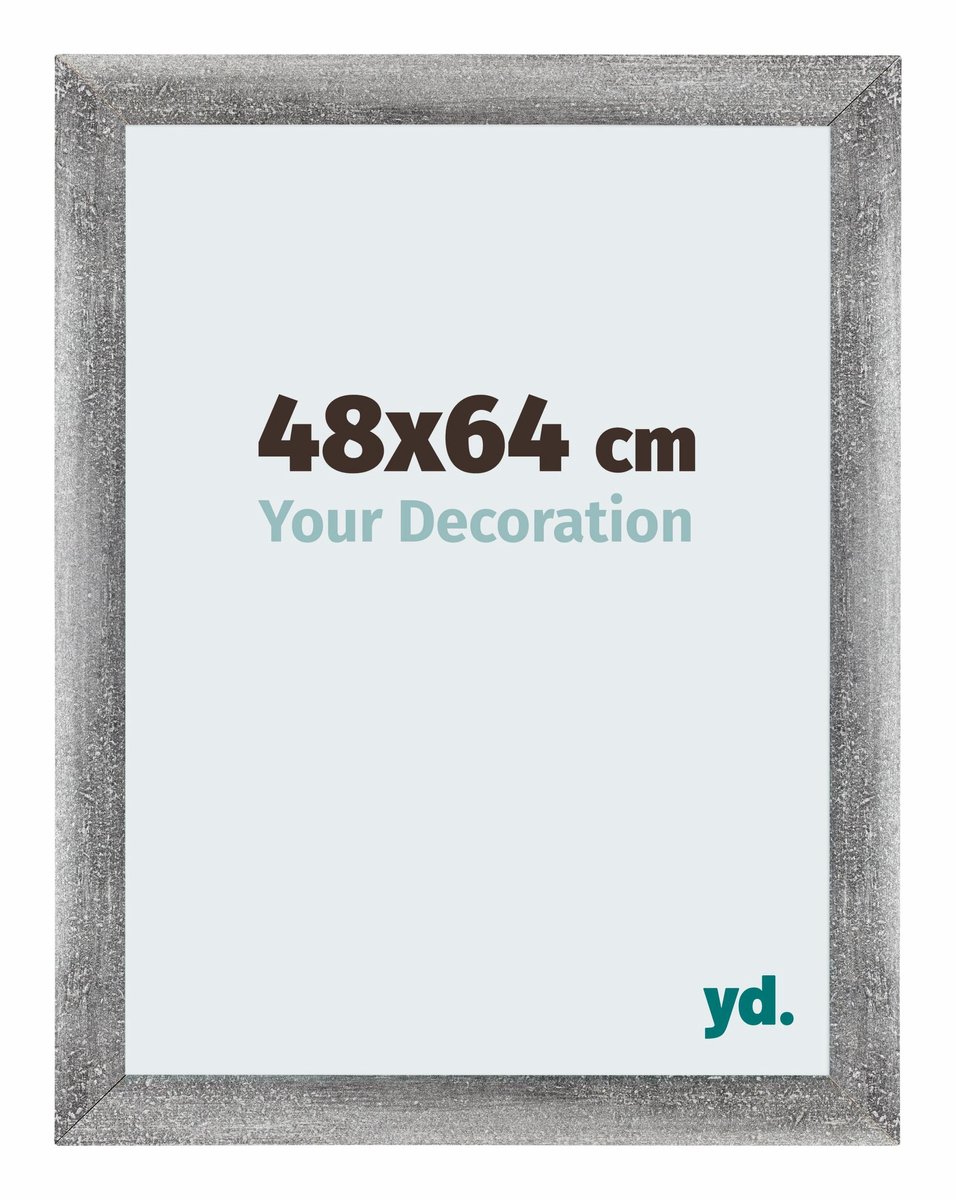 yd. Your Decoration - Fotolijst 48x64 cm - MDF - Grijs Geveegd - Mura