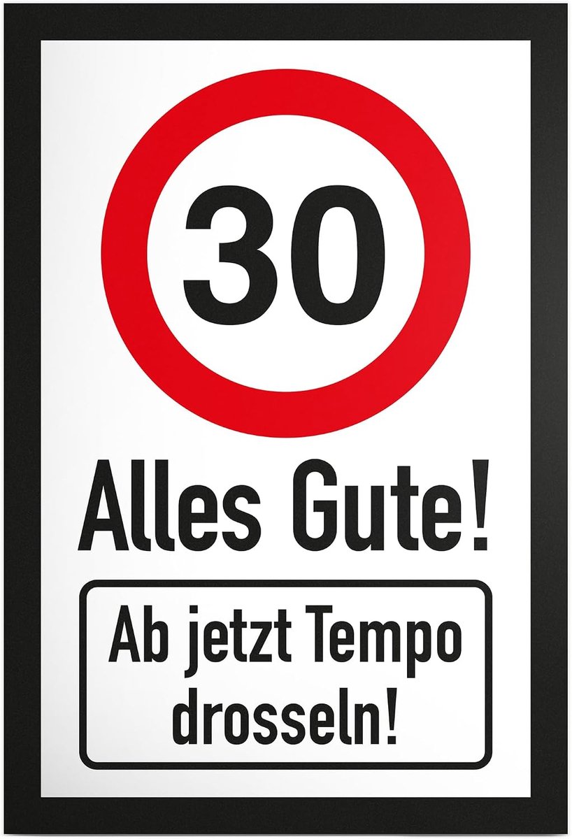 30 Tempo smoors, plastic bord - Alles Gute, Cadeau 30e verjaardag, cadeau-idee Verjaardagscadeau Driemisten, Verjaardagsdeco/Party accessoires/verjaardagskaart