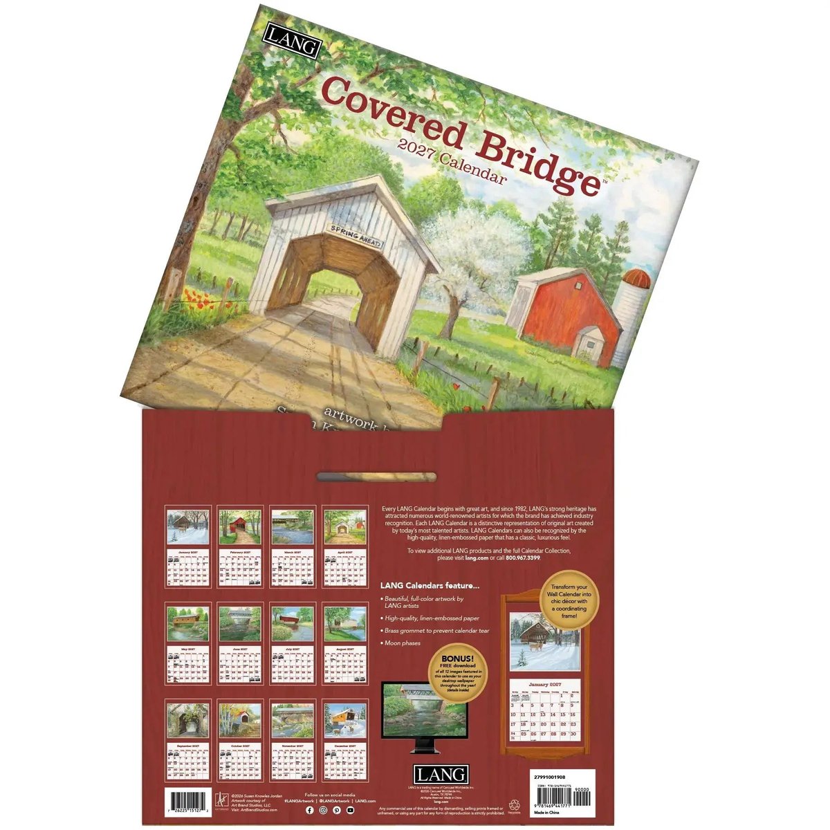 Covered Bridge Kalender 2027