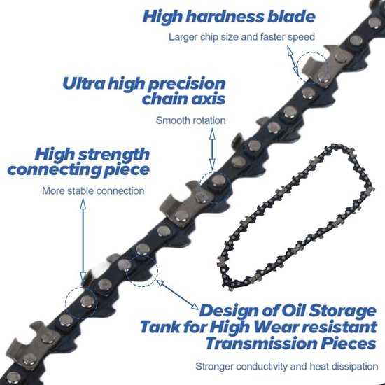 6 inch 36DL zaagketting kettingzaag accessoires gelegeerd staal - 2 stuks van VONROC — afbeelding 3