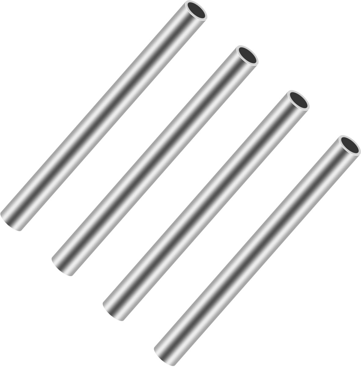 LAVMHAB 304 roestvrijstalen buis, 10 mm OD x 0,4 mm wanddikte 150 mm lengte, naadloze roestvrijstalen buis voor - ShopVlot