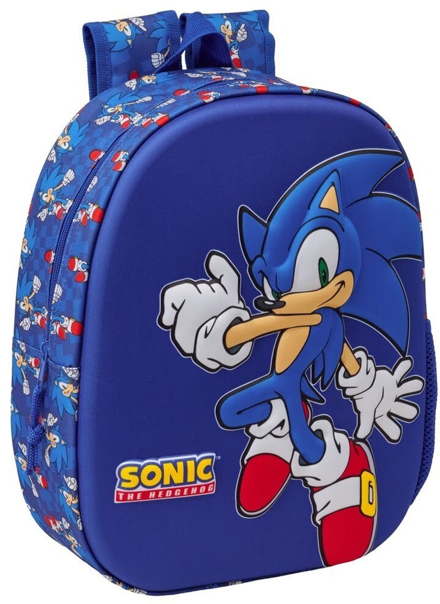 Sonic the Hedgehog - Rugzak - 3D - Speed - 33 x 27 cm