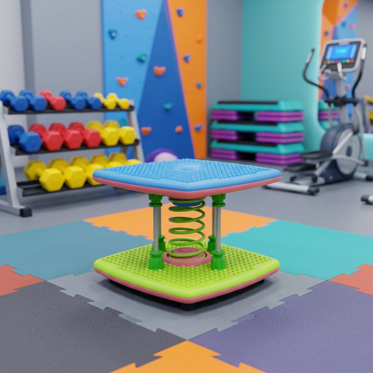 Voor binnen en buiten sport Gymnastiek Springplank speelgoed speelplaat speelgoed trampoline