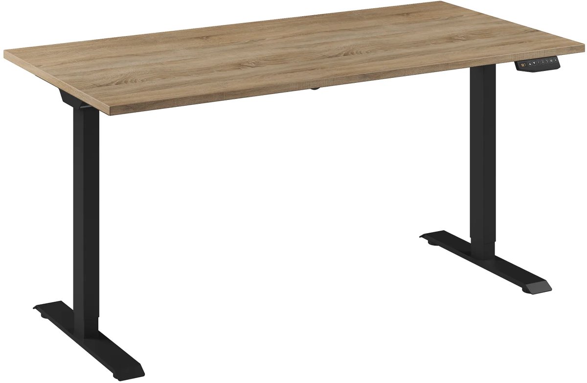 Bureau Adjust 1 Plus QA 160x80 Zwart/Robson