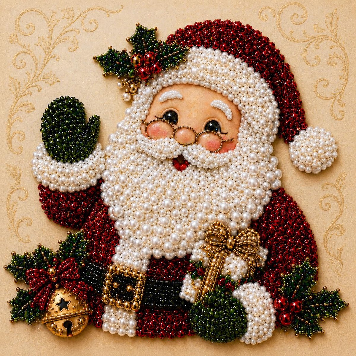 Casalora Diamond Painting - 3D Kerst Diamant Schilderij DIY Kit - Creatieve Hobby voor Volwassenen & Beginners - 20 × 20 cm