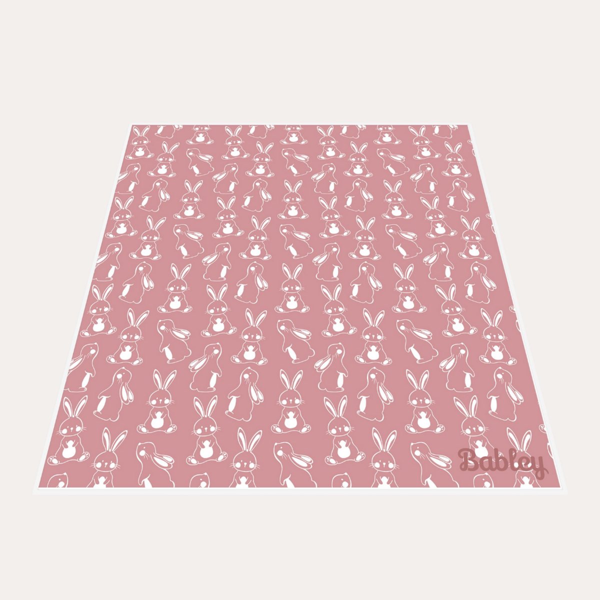 Babley Knoeimat voor Kinderstoel – 110 x 110 cm – Waterdicht – Roze