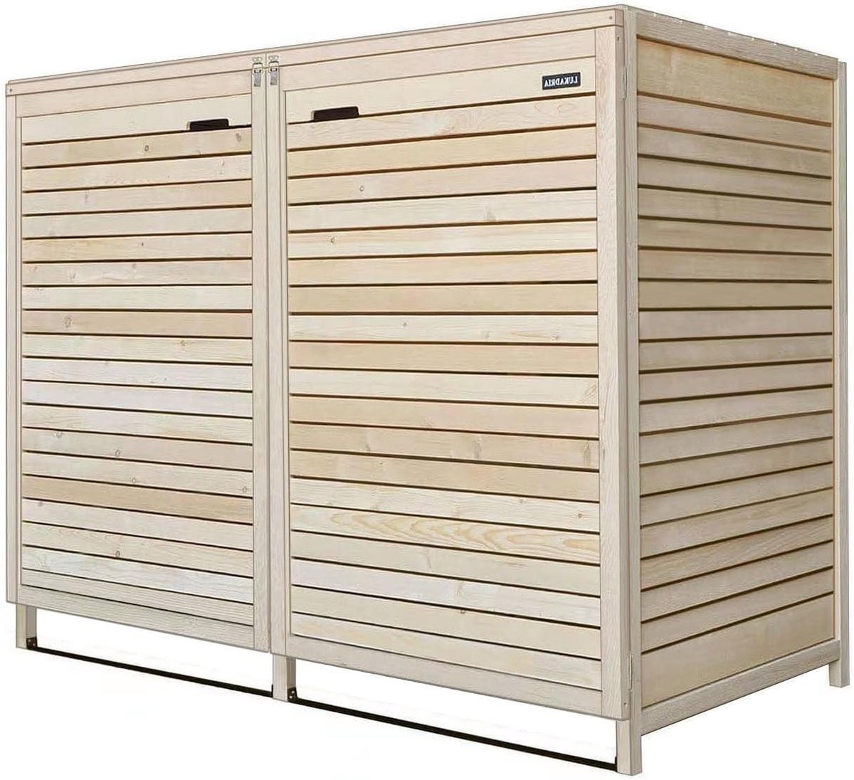 Afvalcontainer Box - Afvalbak Omkasting - Afvalbakken Opbergen - Voor 2 containers - 114 x 133 x 78 cm