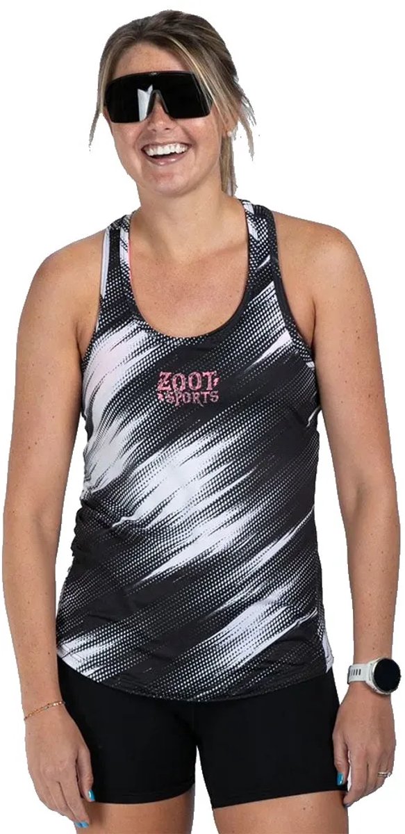 Zoot Ltd Run Mouwloos T-shirt Zwart M Vrouw